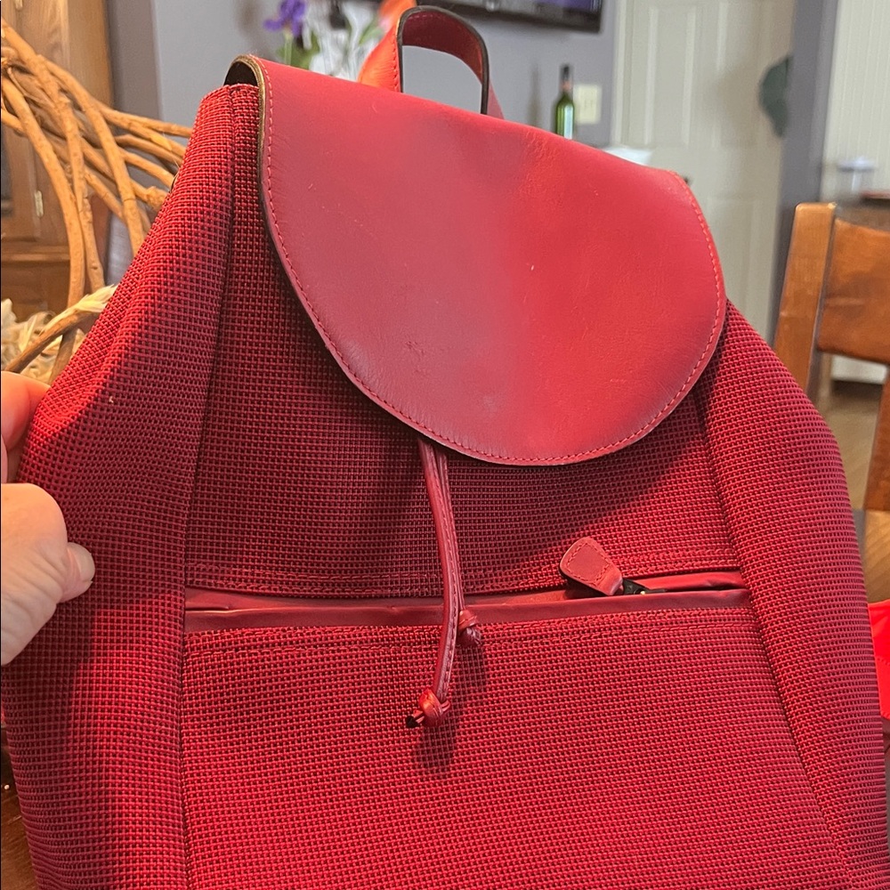 L.L. Bean Red Women's Backpack